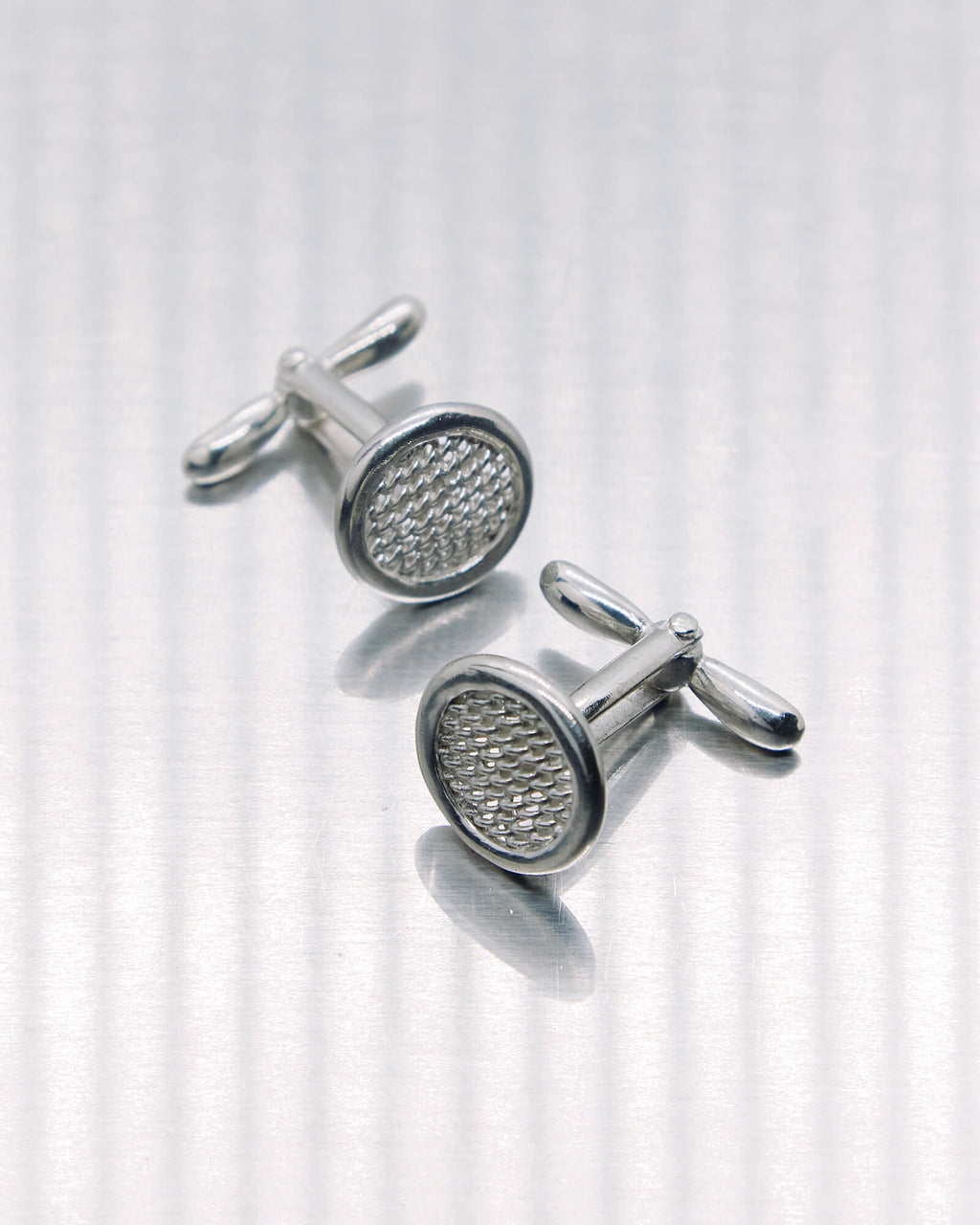 Oval Mesh CuffLinks