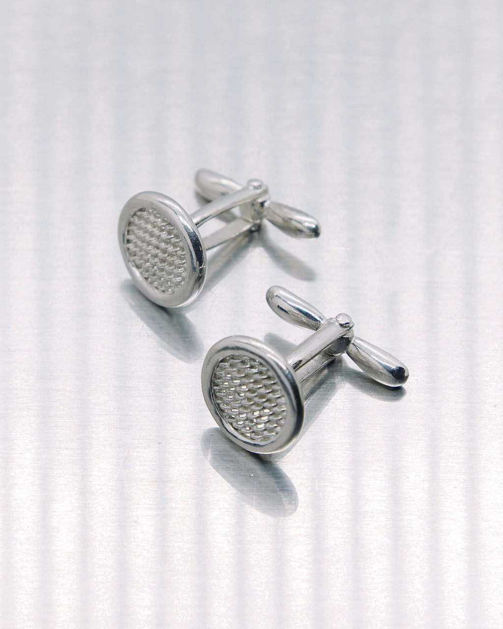 Oval Mesh CuffLinks